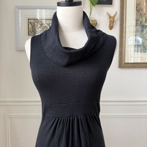 Michael Stars Evereve Stretchy Knit scowl Neck Sleeveless Dress $98 OSFM M - Picture 2 of 7